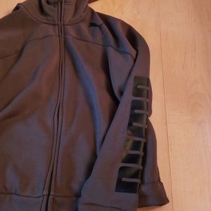 Dark green zip up